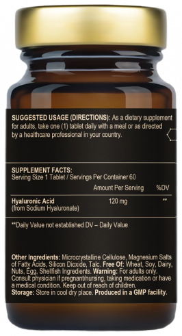 FuelUp Hyaluronic Acid, 60 таблеток