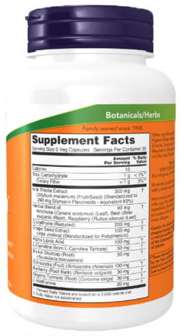 NOW Liver Refresh, 180 капсул