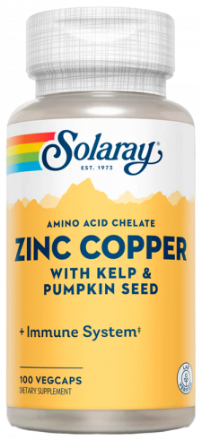 Solaray Zinc Copper, 100 капсул