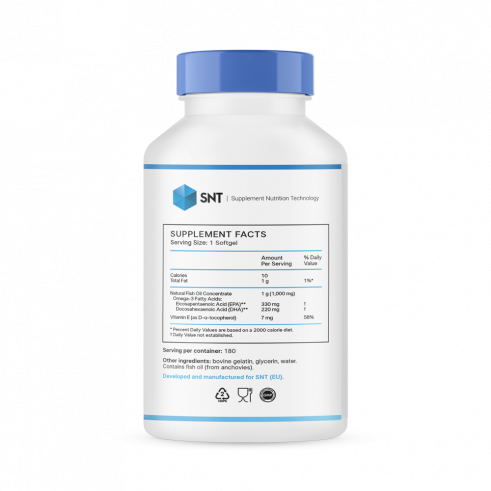 SNT Omega 3 Mega, 180 капсул