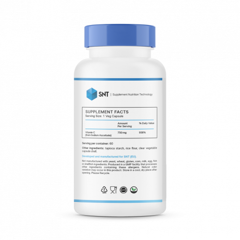 SNT Sodium Ascorbate, Содиум Аскорбат, 60 капсул