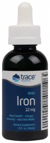 Trace Minerals Ionic Iron 22 mg, 56 мл