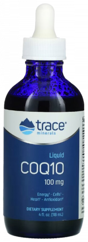 Trace Minerals Liquid CoQ10 100 mg, 118 мл