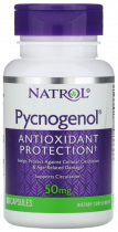 Natrol Pycnogenol 50 mg, Пикногенол, 60 капсул