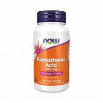 NOW Pantothenic Acid, Пантотеновая кислота, 100 капсул